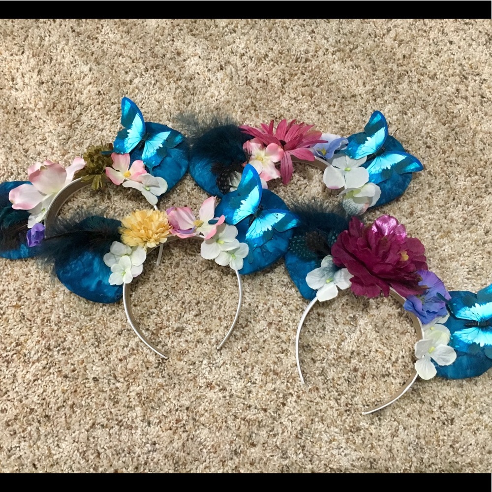 HANDMADE Disney Pandora Minnie Mouse Ears Headband